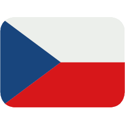 czech flag, but the blue triangle pauses sporadically